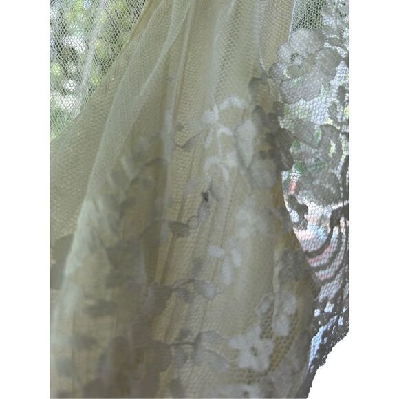 Roberta California Vintage Boho Prairie Cottagecore off white maxi dress - Picture 6 of 15